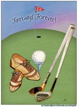 golf, shoes, tee, ball, clubs, flag