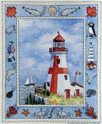 Bluenose, West Quoddy Light, lighthouse, sailboats